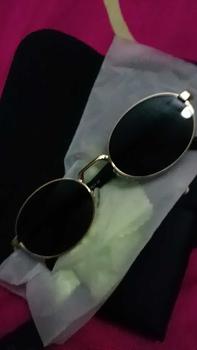 Product Review of Kacamata Hitam Wanita Fashion Oval ABL9000PR Full Set Box dan lap Sunglasses from A**a 0