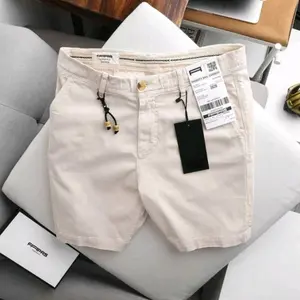 Celana Pendek Chino Kantong Paspol Stretchy Bahan Melar Adem Distro Casual Slimfit Shorts Pant Cowok Hitam Nyaman Pria Surfing