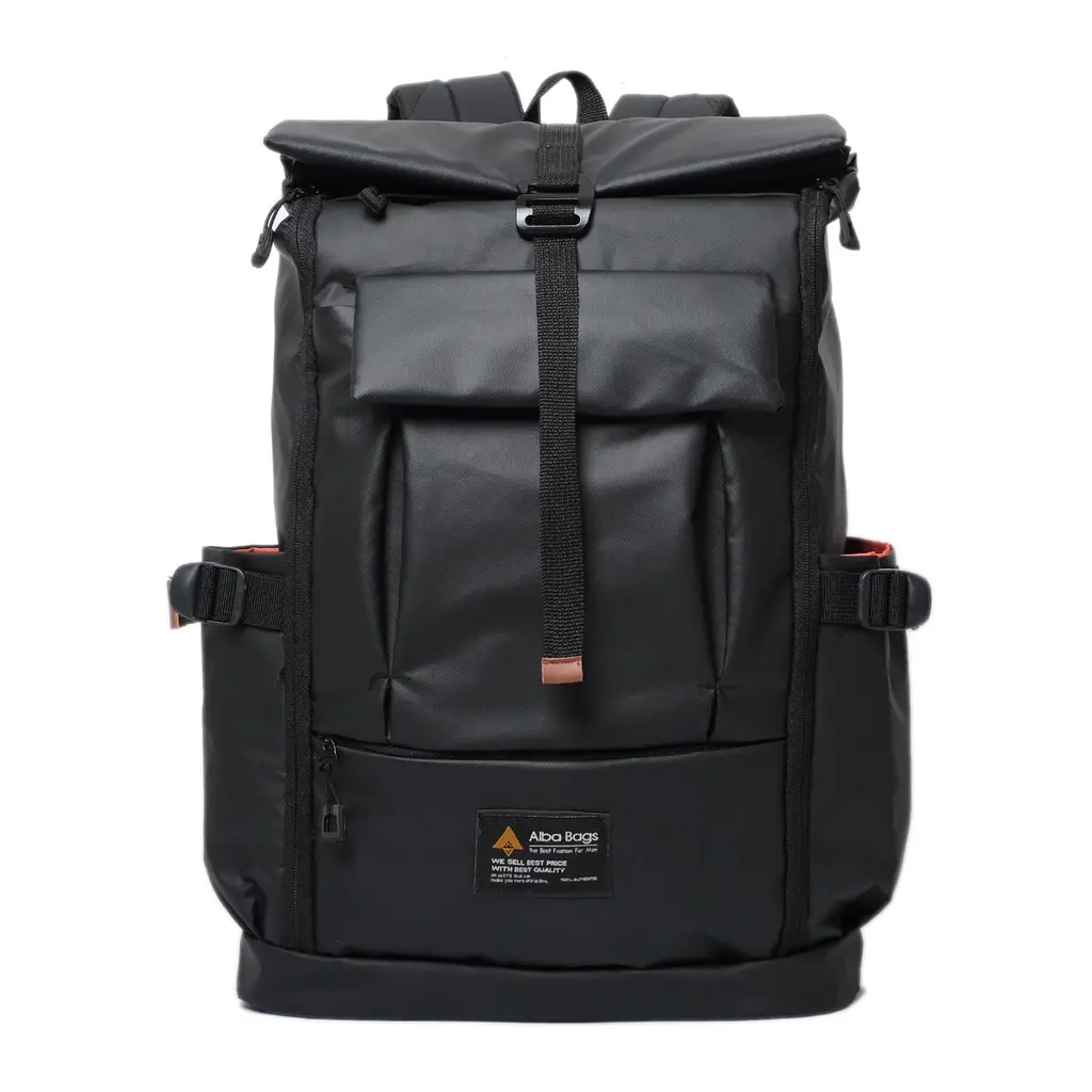 ALBA PROJECT - Backpack VEGAS - Tas Ransel Laptop Kerja Sekolah Pria Wanita Waterproof Traveling - Tas Mudik - Tas Anti Ait