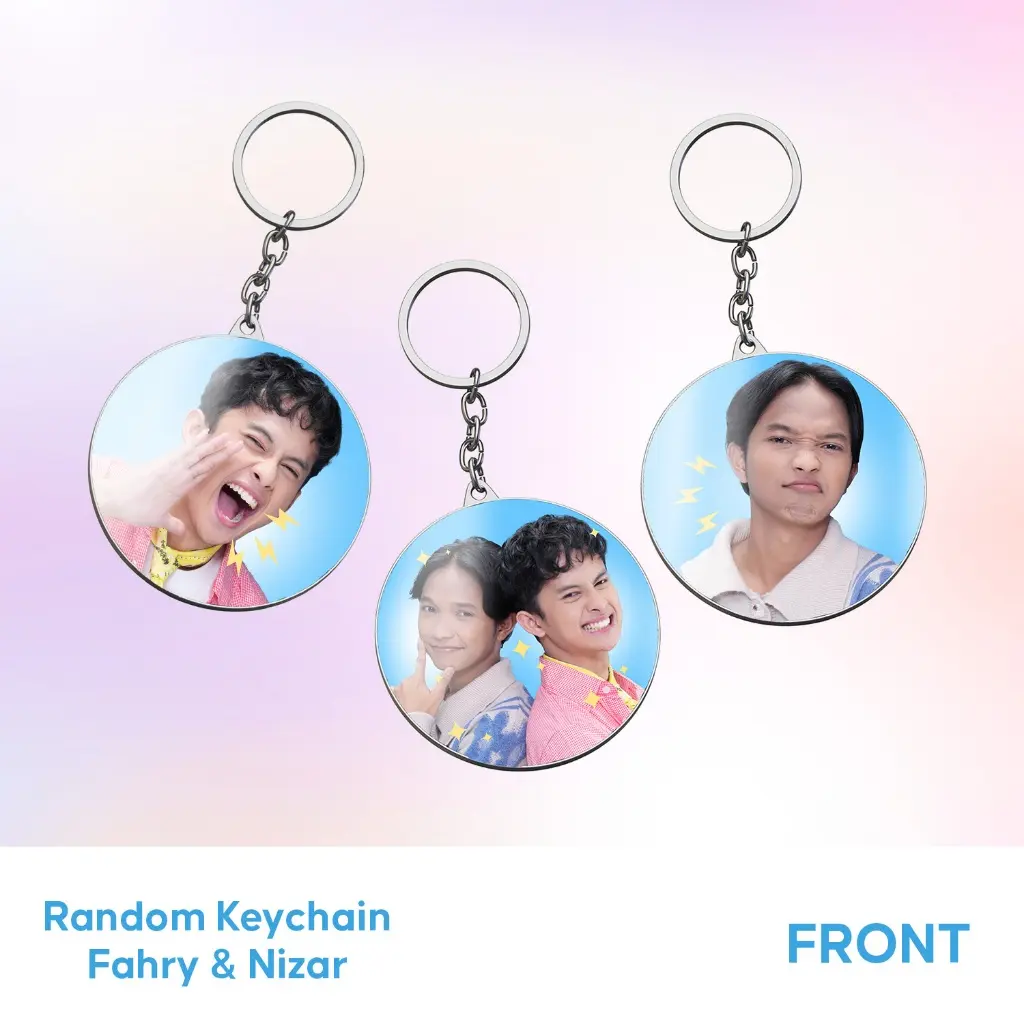[NOT FOR SALE] FAHRY & NIZAR EXCLUSIVE MERCHANDISE - RANDOM KEYCHAIN Ganci