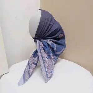 hijab motif sublim full lasercut | voal motif print | hijab segiempat motif print full lasercut vo Mewah Muslim