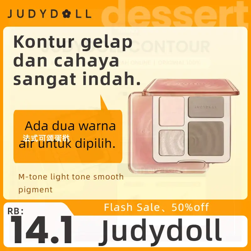 Judydoll Full Face Palette - Full Face Palette, multifungsi, contour powder, blush on, highlighter, eyeshadow 0