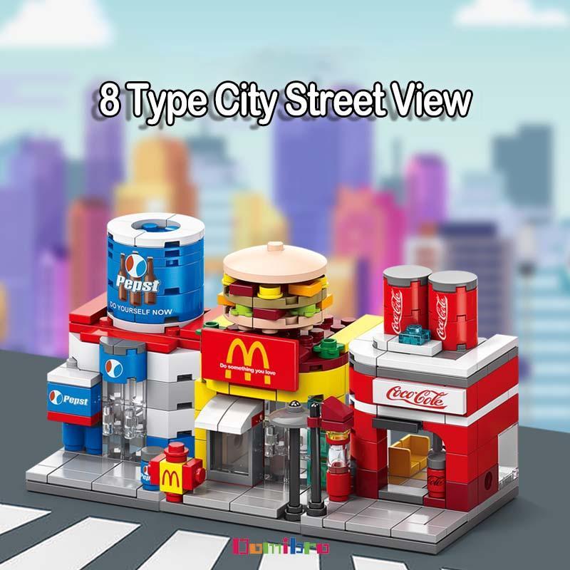 Product Introduction of Mainan Balok  Mini Toko sudut McDonald's 3D Puzzle Susun Edukasi Mainan Mainan Anak 23