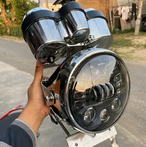 PAKET LAMPU NINJA FULL SET TINGGAL PASANG MP/TIGER NINJA VXION Motorcycle Daymaker Besi