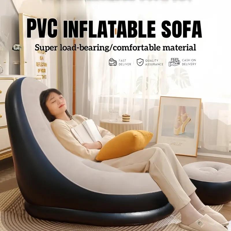 【Alpha Borong】Sofa Malas Tiup 2 dalam 1 – Inflatable Recline - TikTok ...