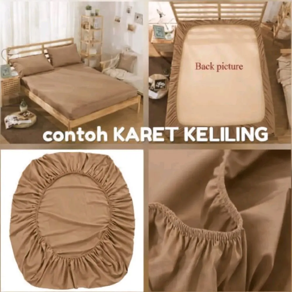 Promo...!!! Sprei SAJA Full Karet Keliling Motif Terbaru Ukuran 120x200x25 160x200x25 180x200x25 200x200x25 Bahan Polli Micro Halus Lembut F-098