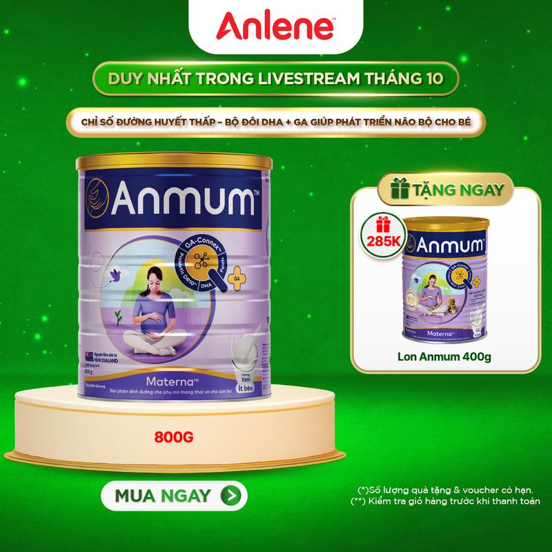 [KOL] Sữa Bột Dành Cho Mẹ Bầu Anmum Materna Hương Vani 800G