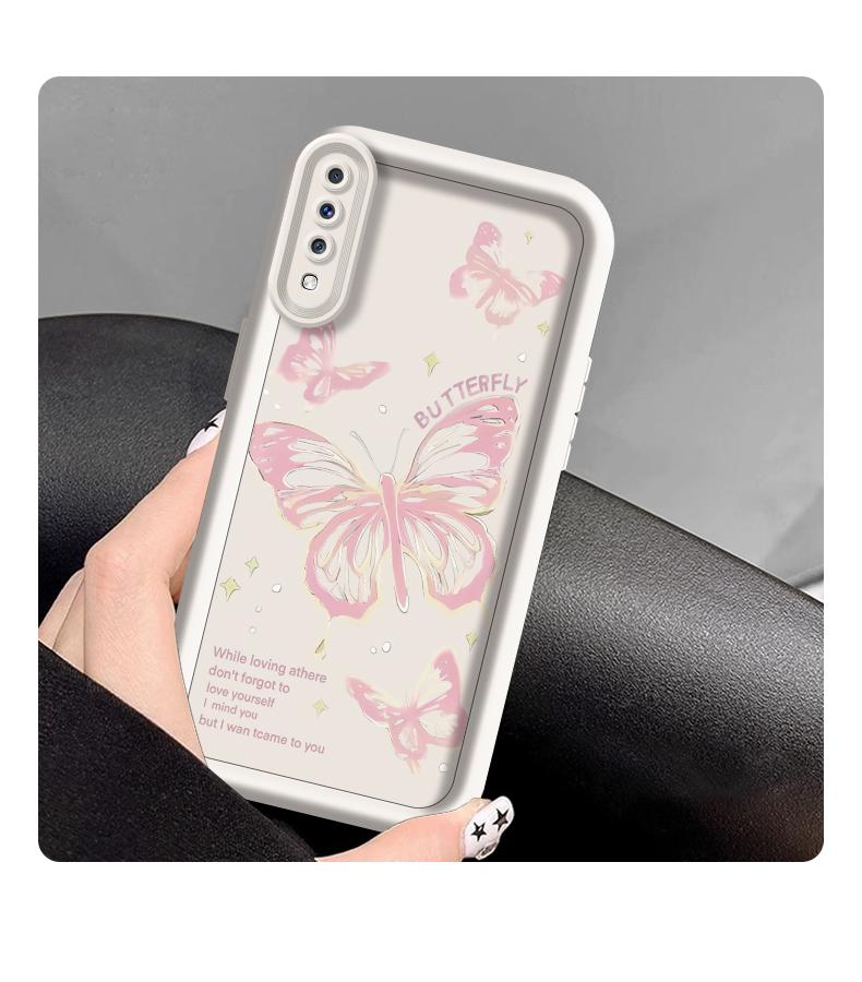 Product Introduction of casing hp softcase butterfly simple for SAMSUNG A70 4