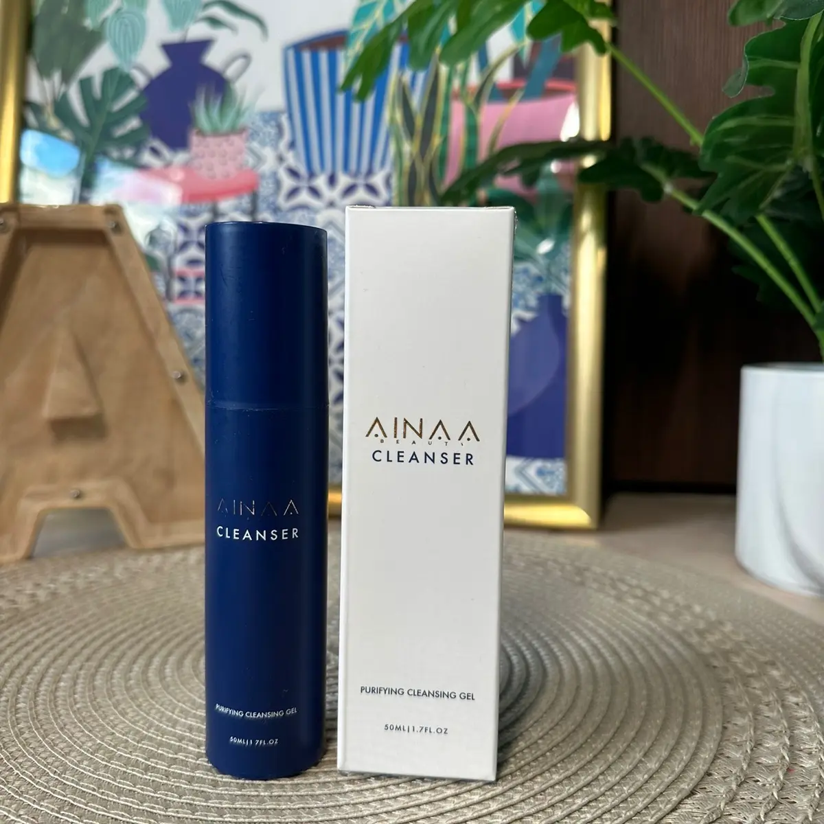 AINAA PURIFYING CLEANSER, 50ml non-foamy gentle waterbased for all skin types Gel Gentle