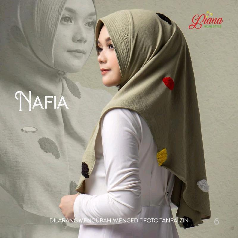 Jilbab Instan Bergo Crinkle Nafia By Liana Hijab 1