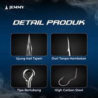 Gambar JEMMY Kail Pancing S Shape Otomatis Flip Hook Carbon Steel Super Tajam Anti Karat Kuat untuk Predator Fishing Anti Mocel Isi 10 Pcs (Dengan lubang) KUP020 - 12# dari JEMMY Indonesia Kota Administrasi Jakarta Barat 5 Tokopedia