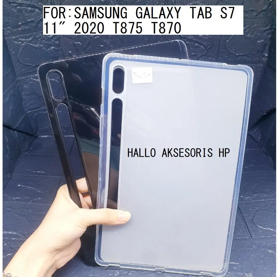 ST- Silikon  TAB S7 T875 / S7 PLUS T970 / S7 FE T730 / S8 S9 FE PLUS ULTRA X806 Sofase Ultrathin TPU Jelly Tablet TPU Case Cover Anti Kuning Jamur
