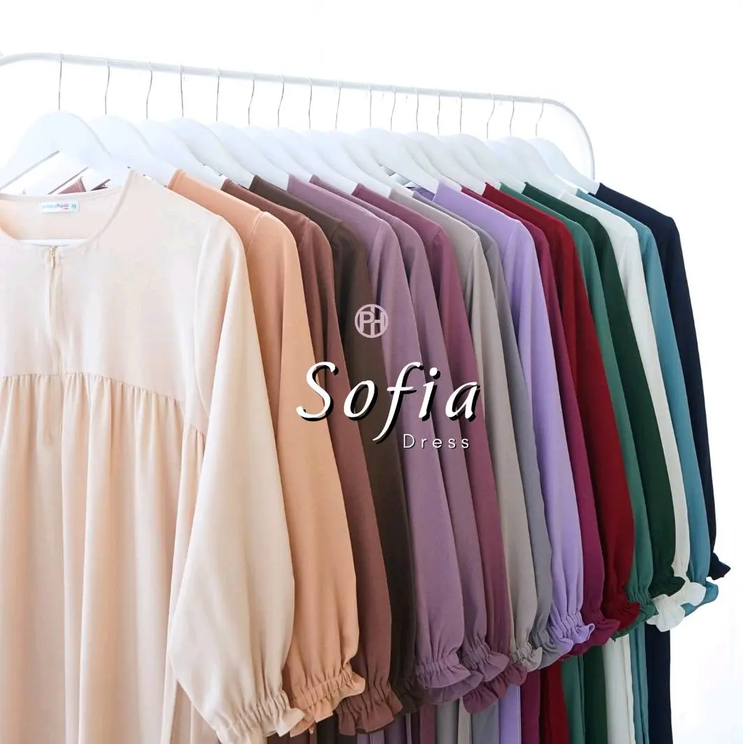 PELANGI HIJAB Gamis Sofia Dress Series (only dress)