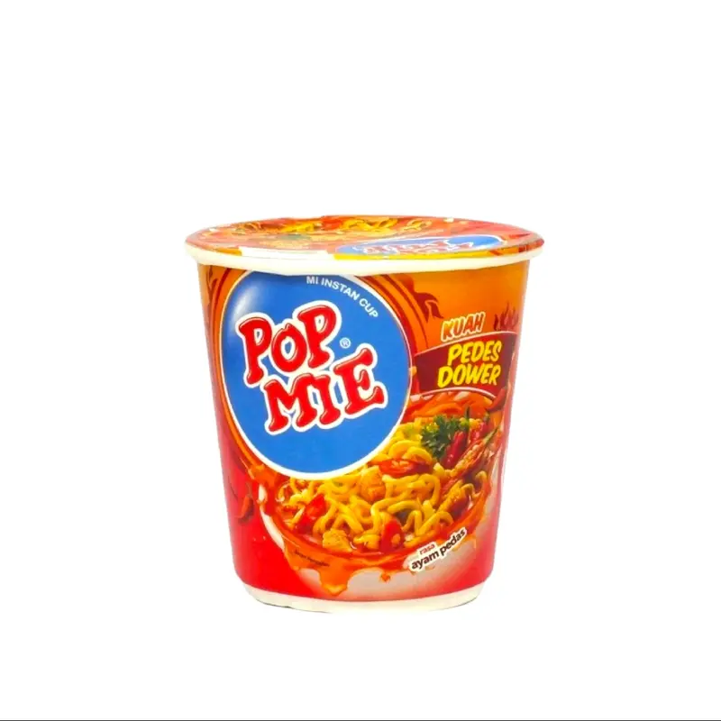 12 cup Pop Mie Varian Pedas @77gram - Mie Instan Berkualitas - Makanan,Food Noodles 4