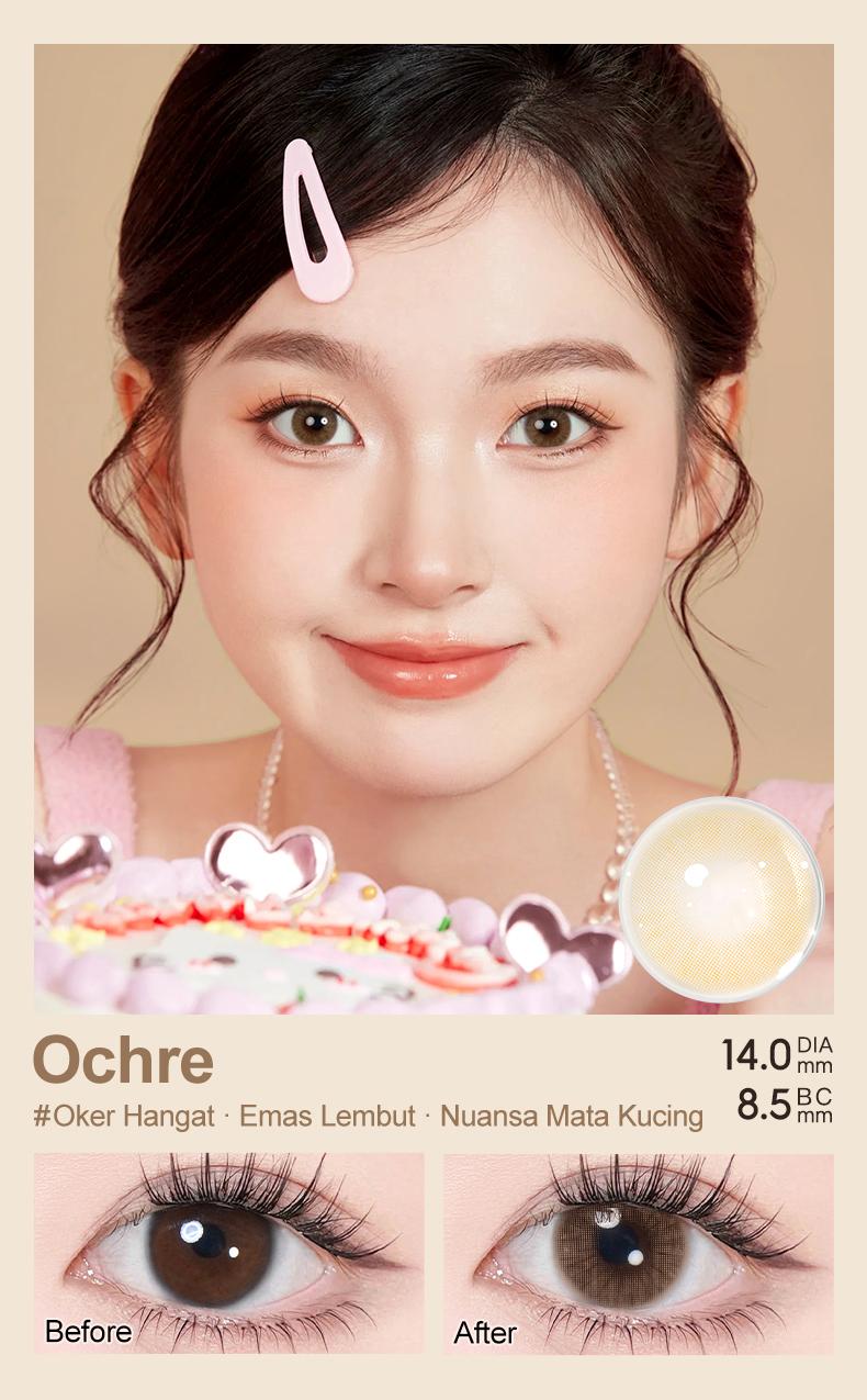 (COD)MAGISTER NORMAL QUEEN SOFTLENS 1 pasang Lensa  MINUS 0.0~-8.0 SOFTLENS Kontak Warna Diameter 14MM  Softlens Mata Korea Color Contact Lens Eye Wajah Gray Soflen