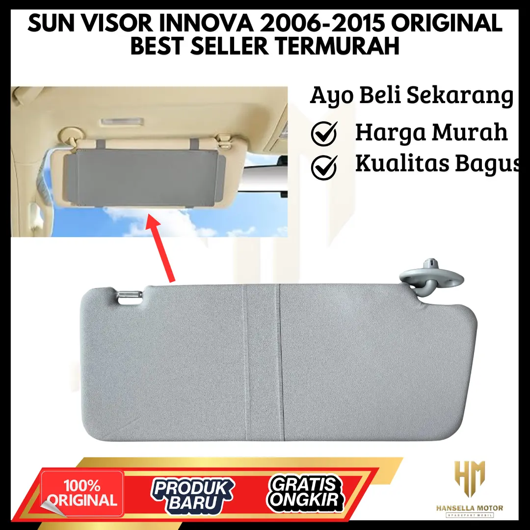 Sun Visor Innova Innova 2006-2015 Original Best Seller Termurah