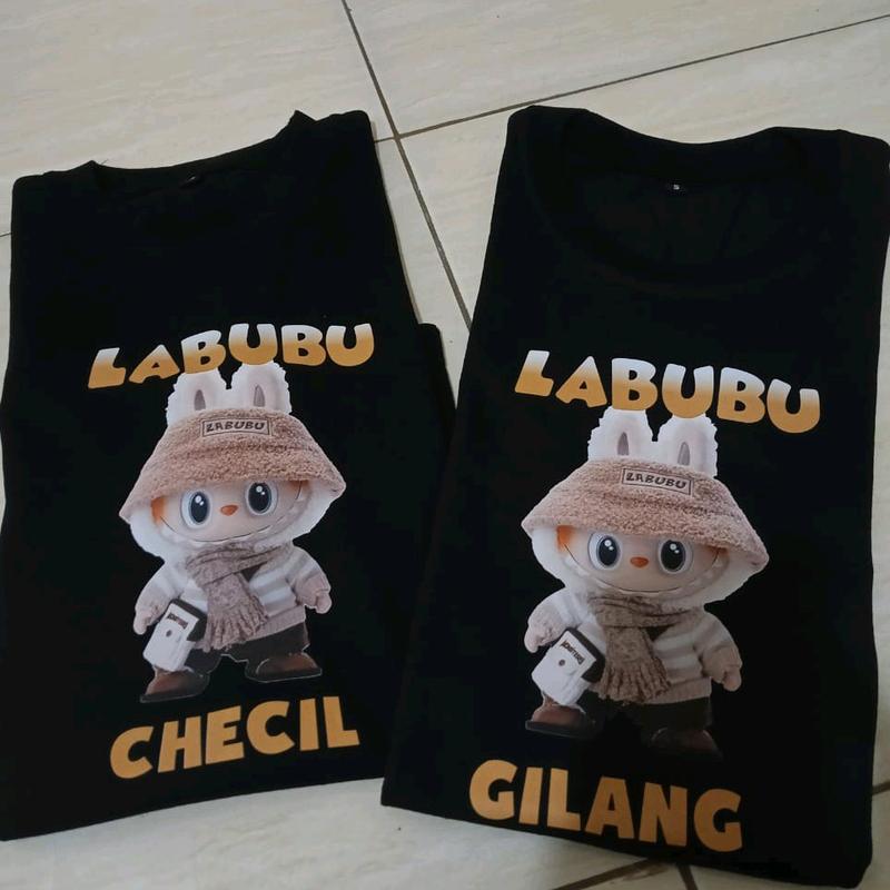 Kaos labubu viral custom_nama 2