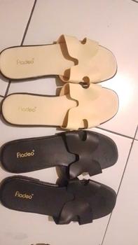 Product Review of Sandal Flat Wanita Fladeo Beli 1 Gratis 1 || Sendal Japit Wanita Terbaru || Sandal Flat Kekinian Keren from D**a 0