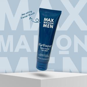 Max Maison Men Klir Keeper Pimple Fighter Facial Wash Cleanser Gentle Skincare Acne Daily Oil Control Salicylic Acid Smooth