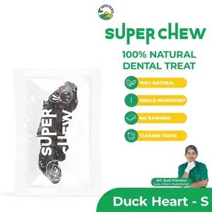 Susu Elvis - Snack Anjing Kucing Makanan Cemilan 100% Natural - Dried Dog Cat Dental Pet Treat - Super Chew Small - Duck Heart