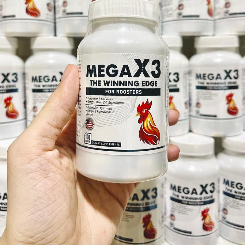 MEGA X3 - Nuôi gà đá 7 ngày 100 viên