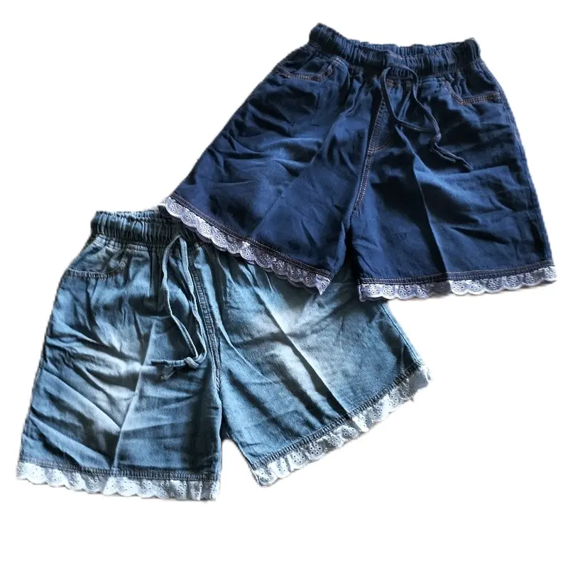 Celana Pendek Wanita Renda Santai Alsize XXL Shorts Hitam Casual Nyaman 5