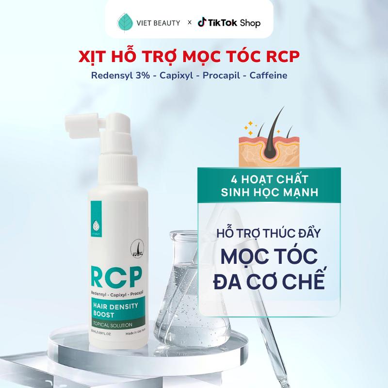 [MỚI] Xịt dưỡng hỗ trợ mọc tóc RCP Hair Density Boost - Redensyl 3%. Capixyl. Procapil. Caffeine
