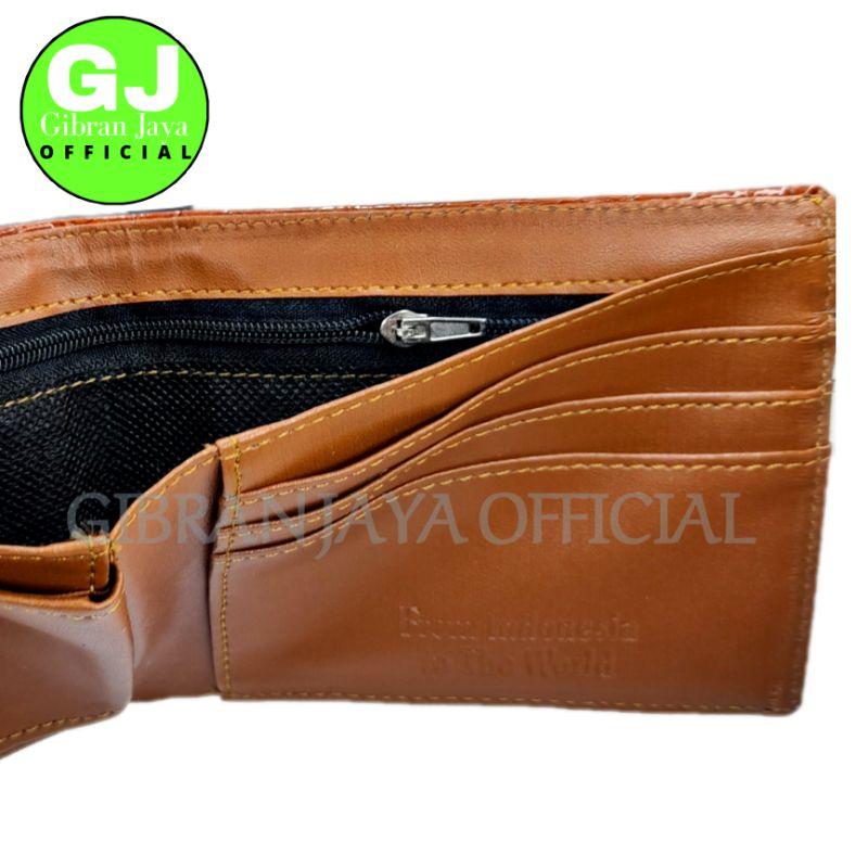 Dompet Pria 7 Slot Kartu Ukuran Standar Free Box Motif Kulit Crocodille 4