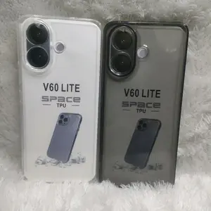 Soft Case Space Bening V60 Lite 4G/5G/iQ Z10R 5G Casing Transparan pelindung Camera