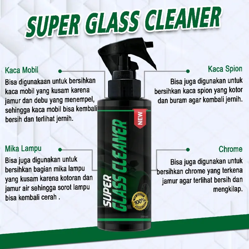 CAIRAN SUPER GLASS CLEANER/PEMBERSIH JAMUR KACA TERAMPUH 4