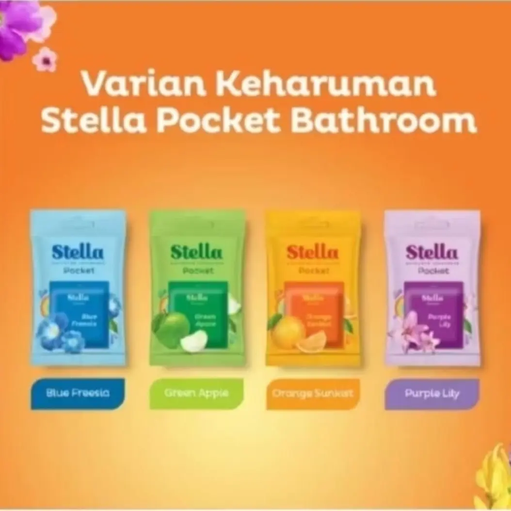 ￼Stella Pocket Bathroom kemasan baru - Pewangi / Pengharum Ruangan