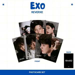 PHOTOCARD XOXO REVERXE 2SISI 7 PCS KPOP CARDS UNOFFICIAL SUHO BAEKHYUN CHANYEOL SEHUN XIUMIN LAY CHEN