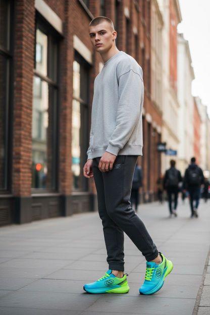 SAIN Sepatu Sneaker Running  Original Sepatu Olahraga Sepatu Joging Sepatu Casual Sporty Anti slip dan enteng