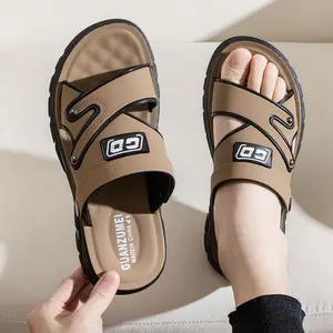 Sandal Slop Pria MK 30 Anti Slip Kekinian Empuk Nyaman Dipakai Sendal Trendy Outdoor