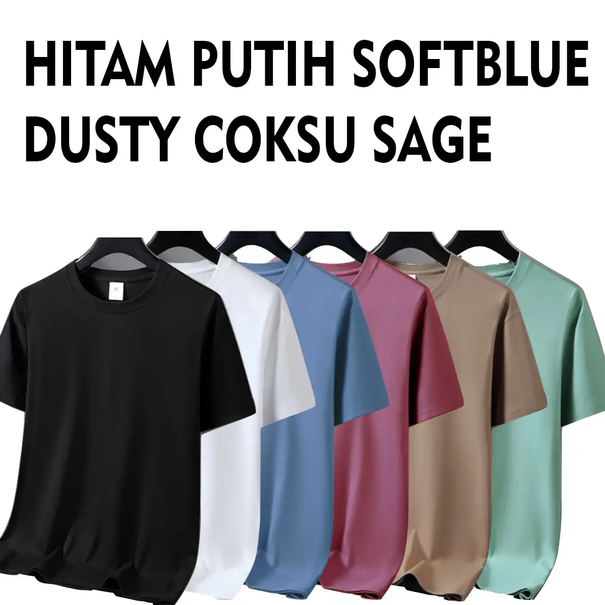 HITAM PUTIH SOFTBLUE DUSTY COKSU SAGE