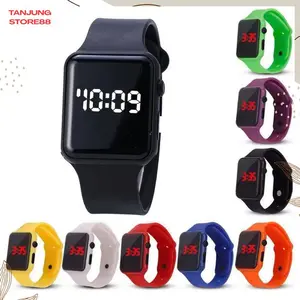TJ JAM TANGAN WANITA PRIA LED DIGITAL FASHION KIDS & TEENAGER REMAJA DISPLAY WATCH ELEKTRONIK LED JF055 Anak