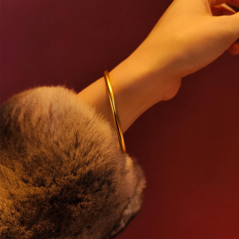 【Beli 1 Gratis 1】Gelang Emas Classic Gelang Gelang Keroncong  Tahan Lama,Awet,Tahan,Cantik Bracelets 3