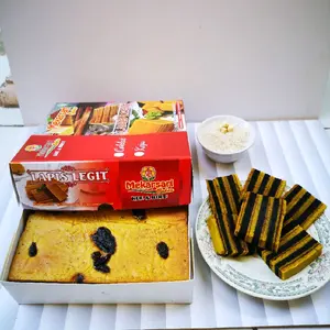 Kue Lapis Legit Coklat SPESIAL MEKARSARI Lembut dan Basah - Topping Prunes dan Kismis