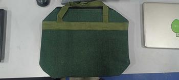 Product Review of Green Canvas Tool Bag for Carpenter Electrician Traveling Camping Tote Bags Tote Bags Zipper Small Medium Large from I**l W**b 1