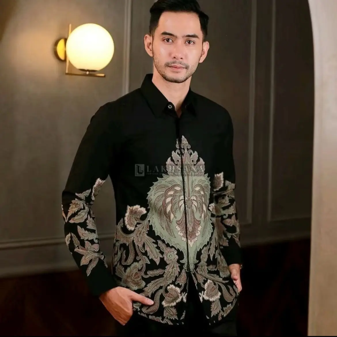 KEMEJA BATIK PRIA DEWASA KEKINIAN TERMURAH TERLARIS Motif Sultan Terlaris Super Murah Bahan Katun Nyaman  Atasan Cowok