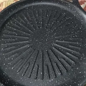 [READY STOCK] Wajan Pemanggang Grill Pan Korean BBQ Premium Anti Lengket Alat Panggangan Daging Tumis Serbaguna