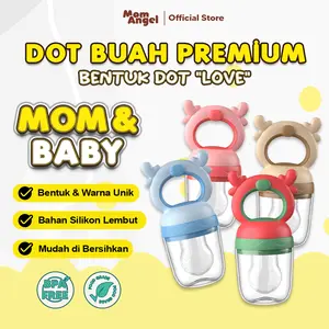 DOT BUAH PREMIUM EMPENG BAYI MPASI Pacifier Gigitan Sayur Anak Fruit Food Teether Feeder BPA FREE Set Perlengkapan Makan