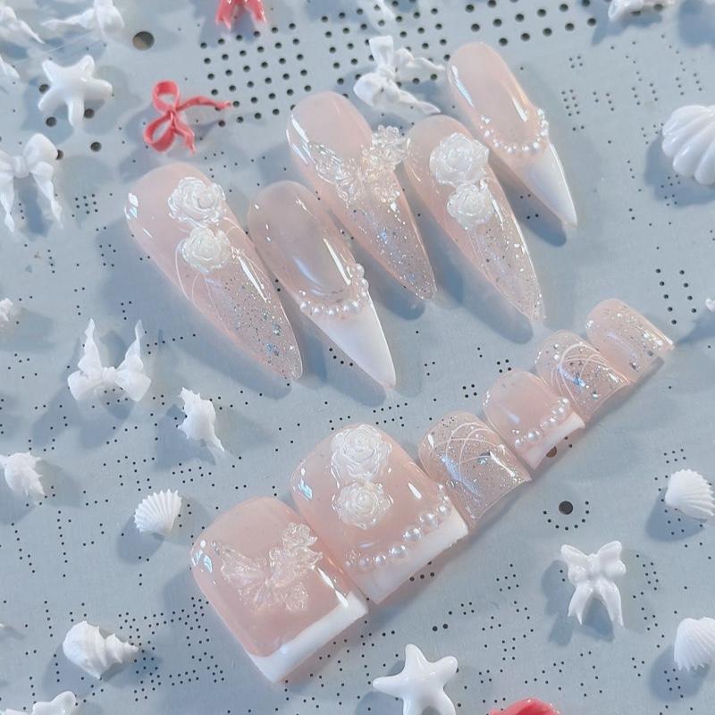 Mã 72 Nailbox thiết kế màu thạch hồng nhẹ nhàng