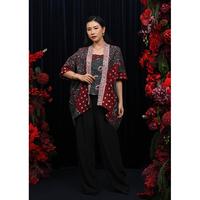 Gambar NONA RARA - Kusuma Dobi Cirebon T5051, Baju kerja batik blouse wanita modern - ALL SIZE dari Nona Rara Batik Kota Administrasi Jakarta Timur 5 Tokopedia