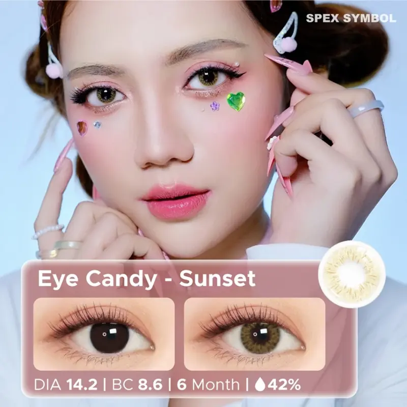 [COD] Softlens Brown Series Color - Spex Symbol | Softlens Normal | Contact Lens | Soflens Cokelat 1