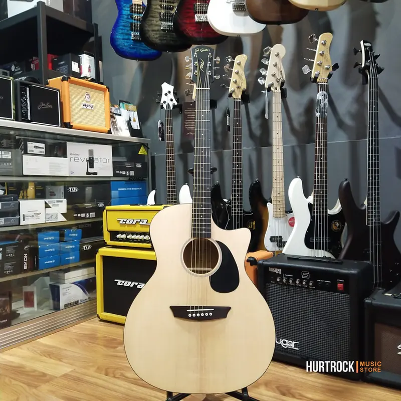 JS Guitars JG50CE NAT Akustik 0