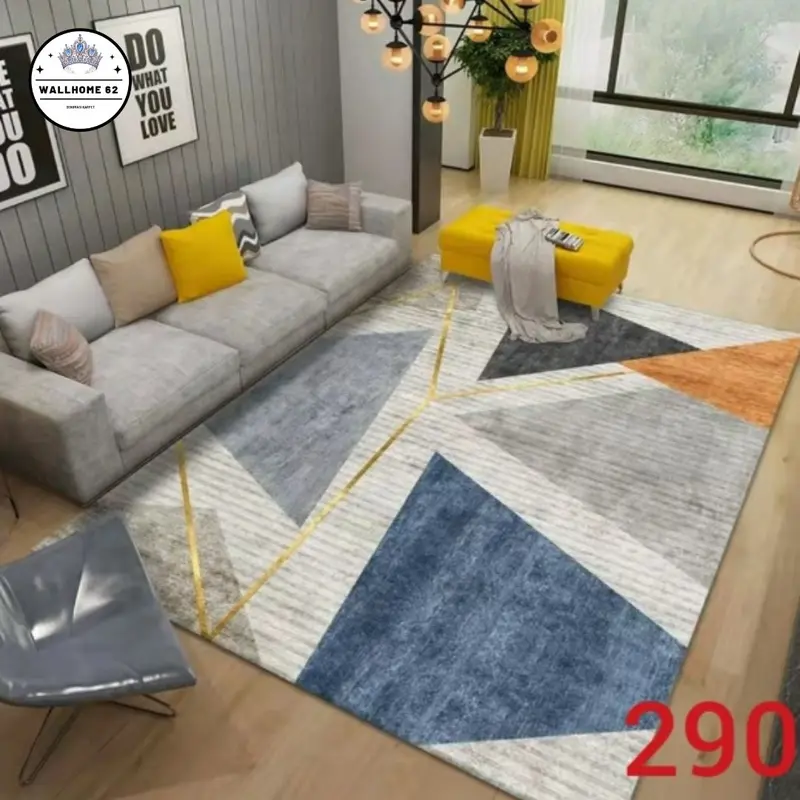 WallHome Karpet Lantai Eropa Import Polyester 100X150cm 6