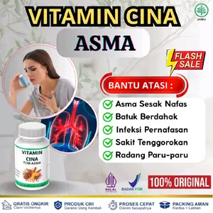 TCM asma Tradisional Herbal China bantu atasi untuk asma sesak napas batuk keras infeksi paru-paru bantu pernafasan    aman halal 100%