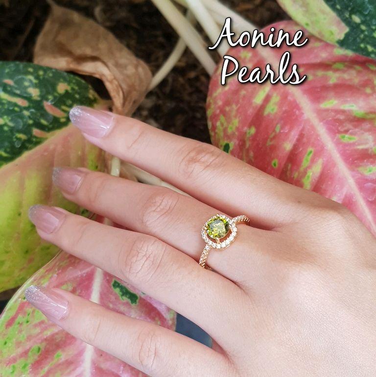 Cincin Batu Zirconia Merah 7