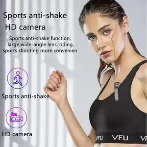 Quintmall MITWOO Body Cam Mini Camera Full HD 1080P Rotating Lens 400mAh - D3